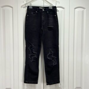 PACSUN Black Mom Jeans. Size:23
